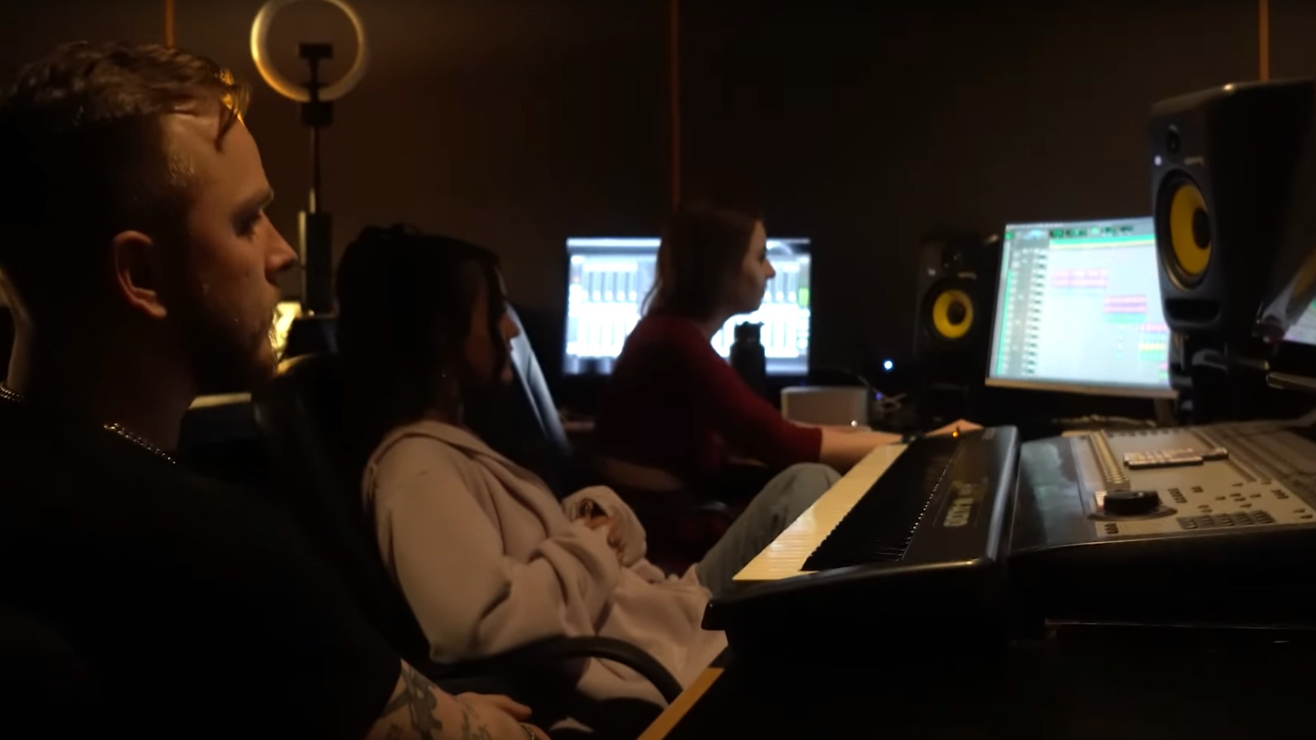 KB Recording Group production session in progress