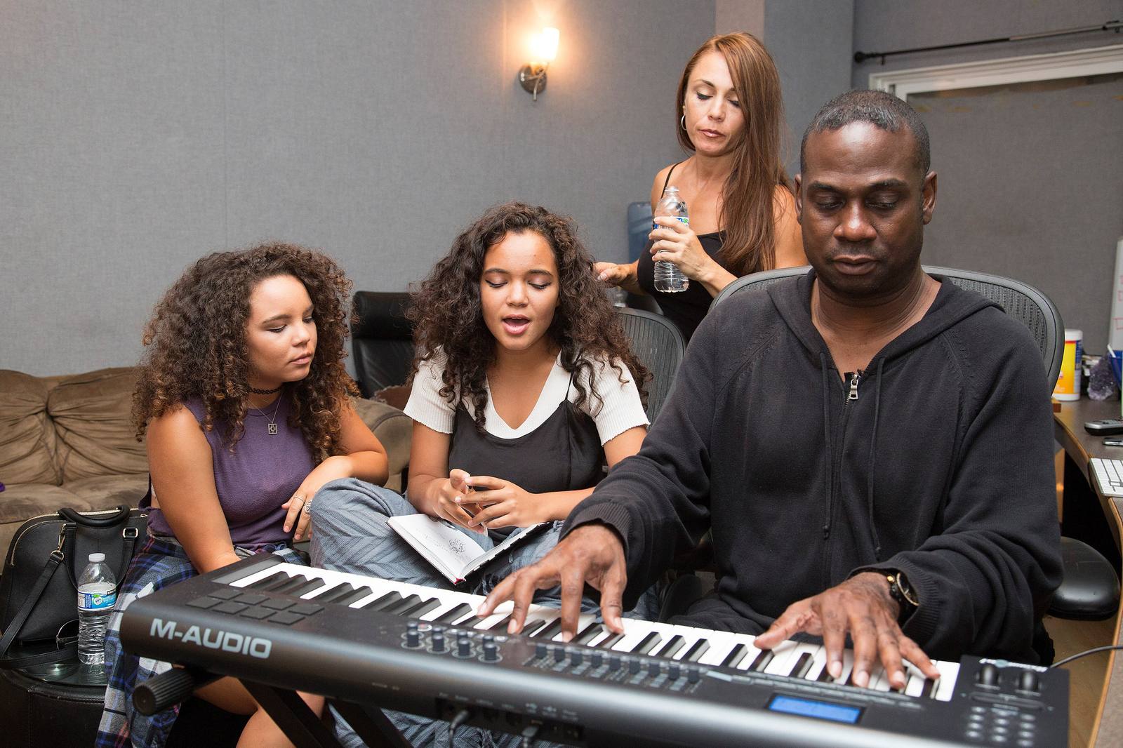 Vocal lesson session in progress